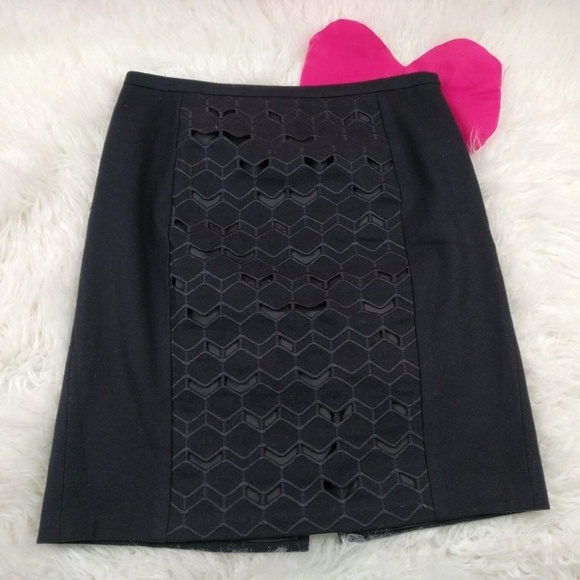 Ann Taylor Dresses & Skirts - @ Ann Taylor sz 8 Pencil Skirt Honeycomb Black